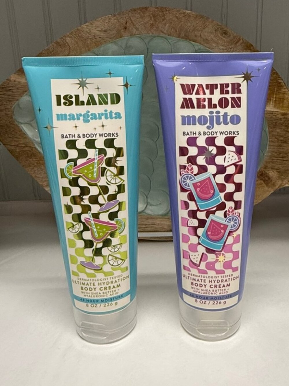 Bath & Body Works Watermelon Mojito and Island Margarita Body Cream